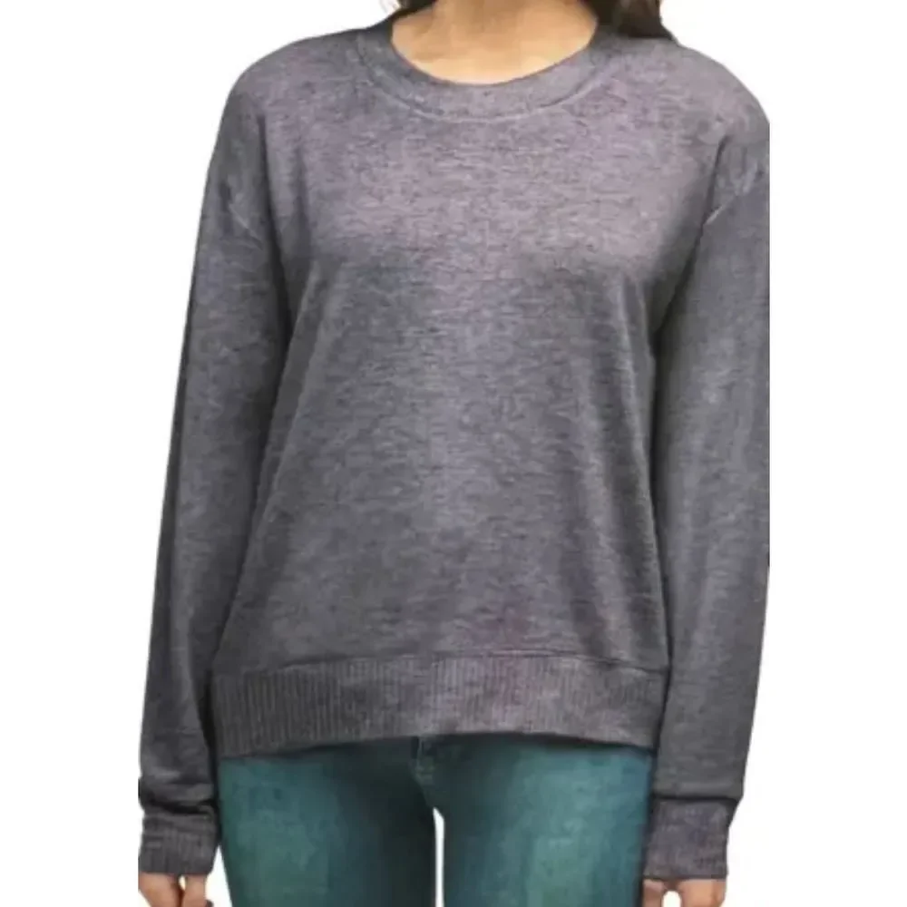 SPLENDID Women's Amethyst Heather Purple Shirt Size XXL Soft Long Sleeve NWT - Picture 8 of 8